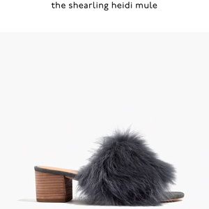 Madewell Heidi Shearling Mule